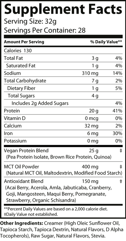 Vegan Protein (Vanilla Milkshake)