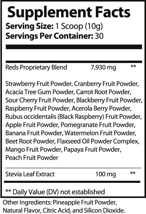 Red Superfood (Kiwi Strawberry)