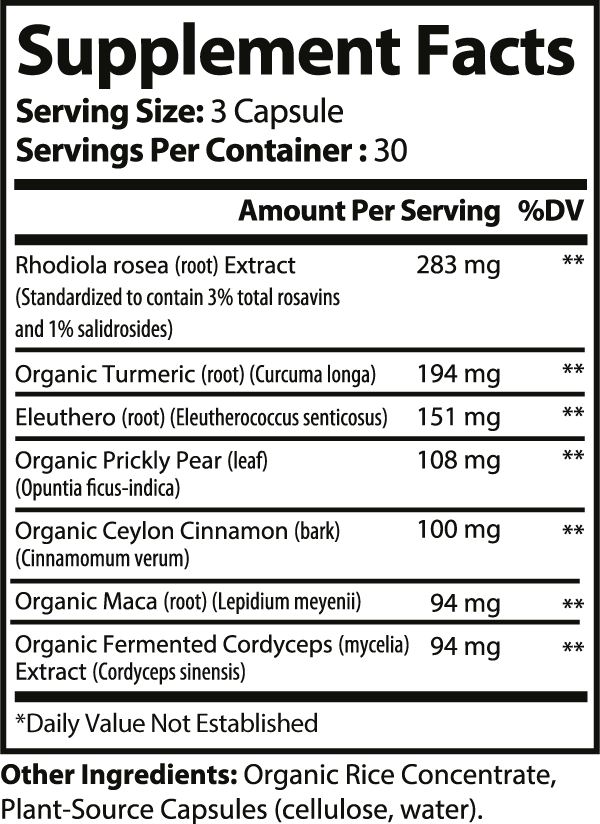 Premium Adaptogen Herb Botanicals