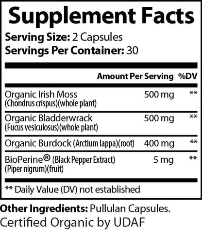 Sea Moss with Black Pepper